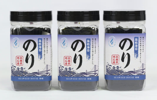 塩粒海苔3本セット（ボトル）